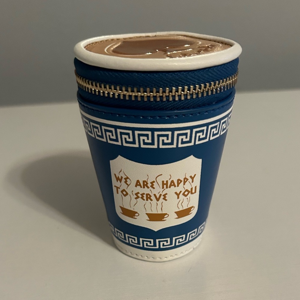 Kate spade coffee keychain / bag charm